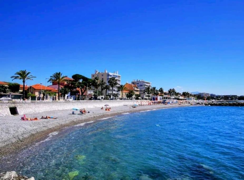 Cocon Marin 4 Studio Proche Mer Parking Wifi Cagnes-sur-Mer Eksteriør bilde