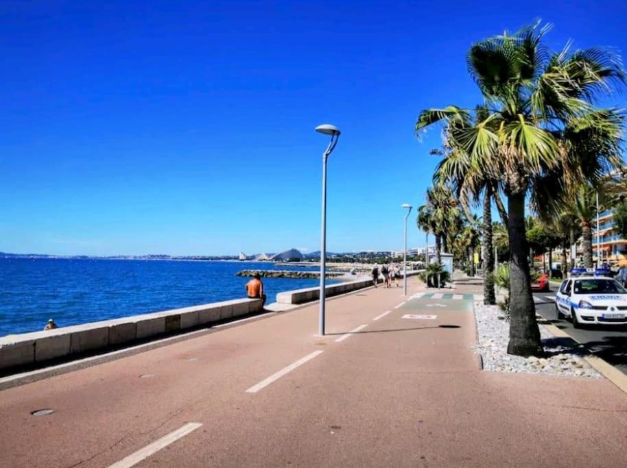 Cocon Marin 4 Studio Proche Mer Parking Wifi Cagnes-sur-Mer Eksteriør bilde